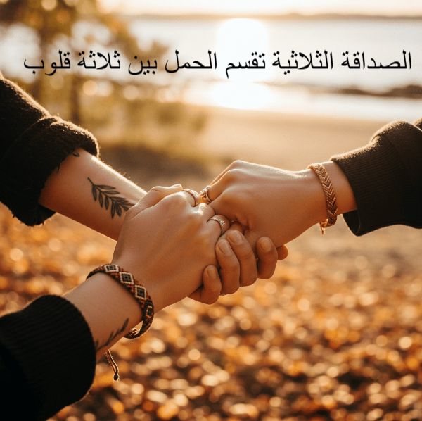 عبارات عن الصداقة الثلاثية