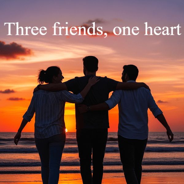عبارات عن الصداقة الثلاثية بالانجليزي مترجمة