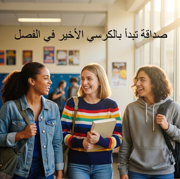 عبارات عن الصداقة الثلاثية في المدرسة