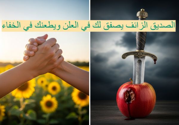عبارات عن الصداقه الكذابه